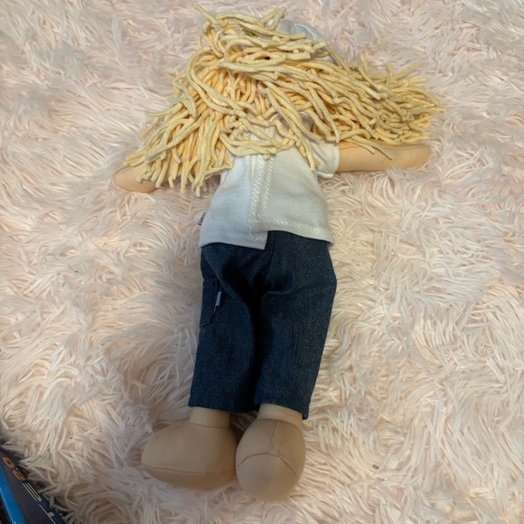 Haba Women in Trucking Doll Rope Blonde Hair I Love Trucking Heart Jeans RARE - Picture 5 of 5